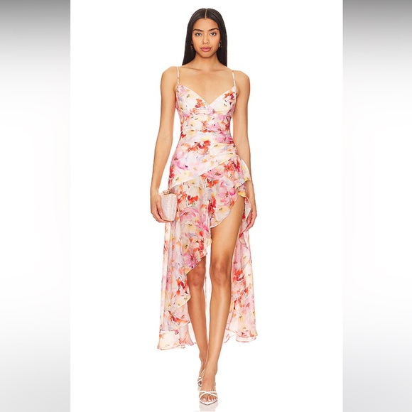 Bardot | Dresses | Bardot Sorella Midi Dress In Painterly Floral | Poshmark
